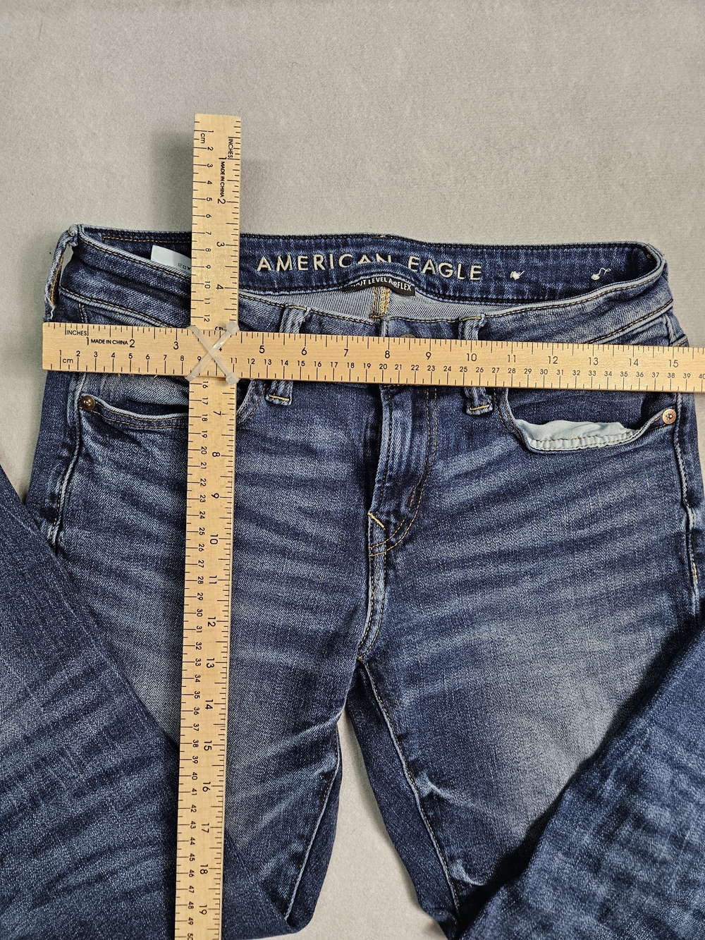 American Eagle Next Level AirFlex Slim Straight Jeans 30x32 - Picture 6 of 16
